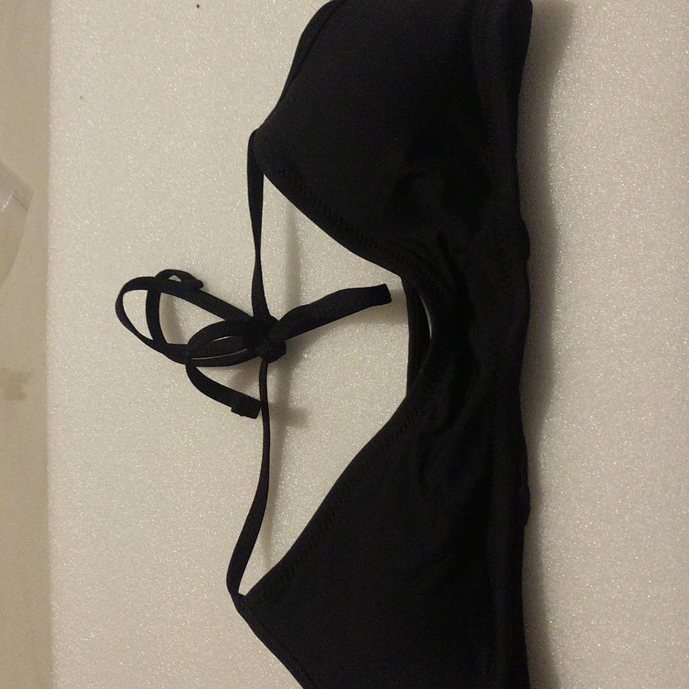 Black bathing suit top